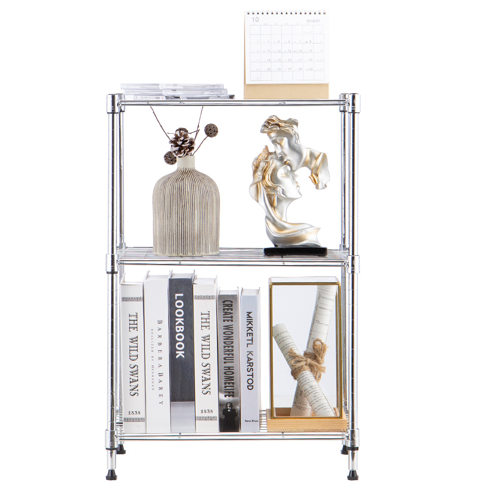 MZG Wire Storage Shelving 3-Tier, Chrome