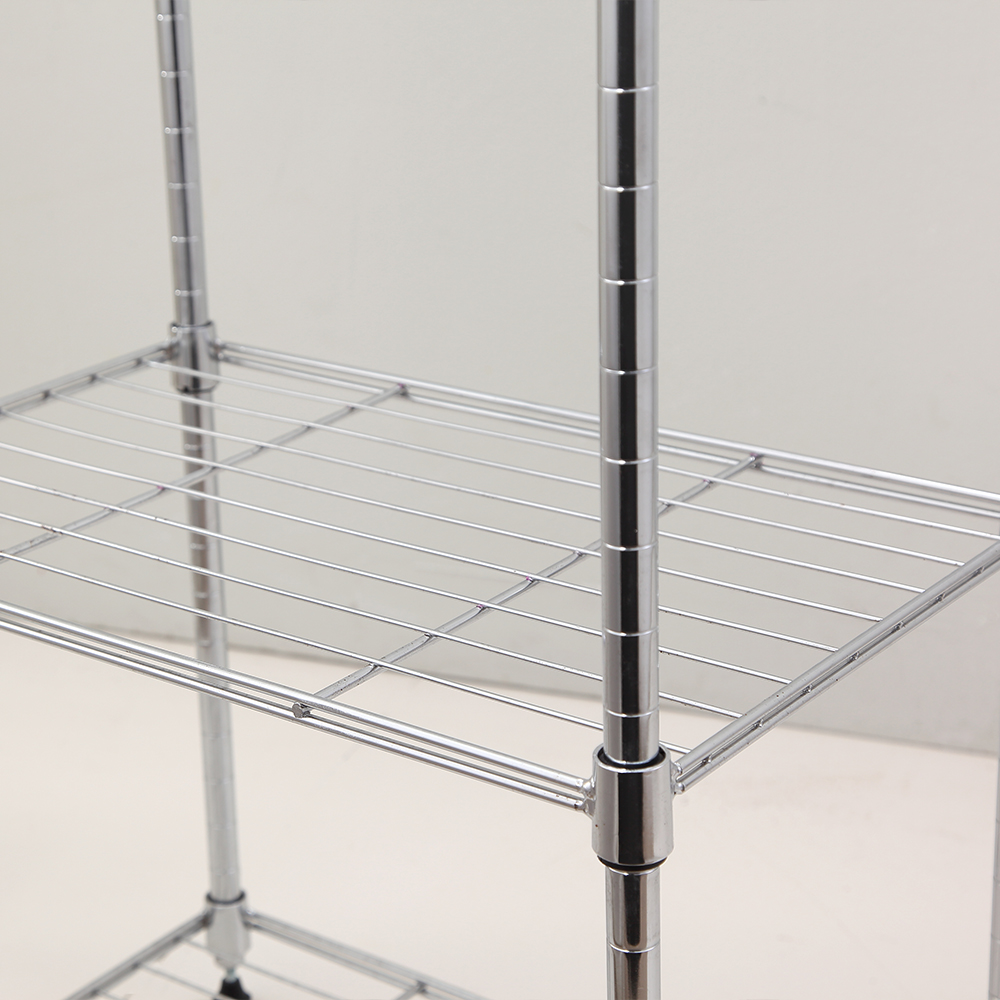 MZG Wire Storage Shelving 3-Tier, Chrome