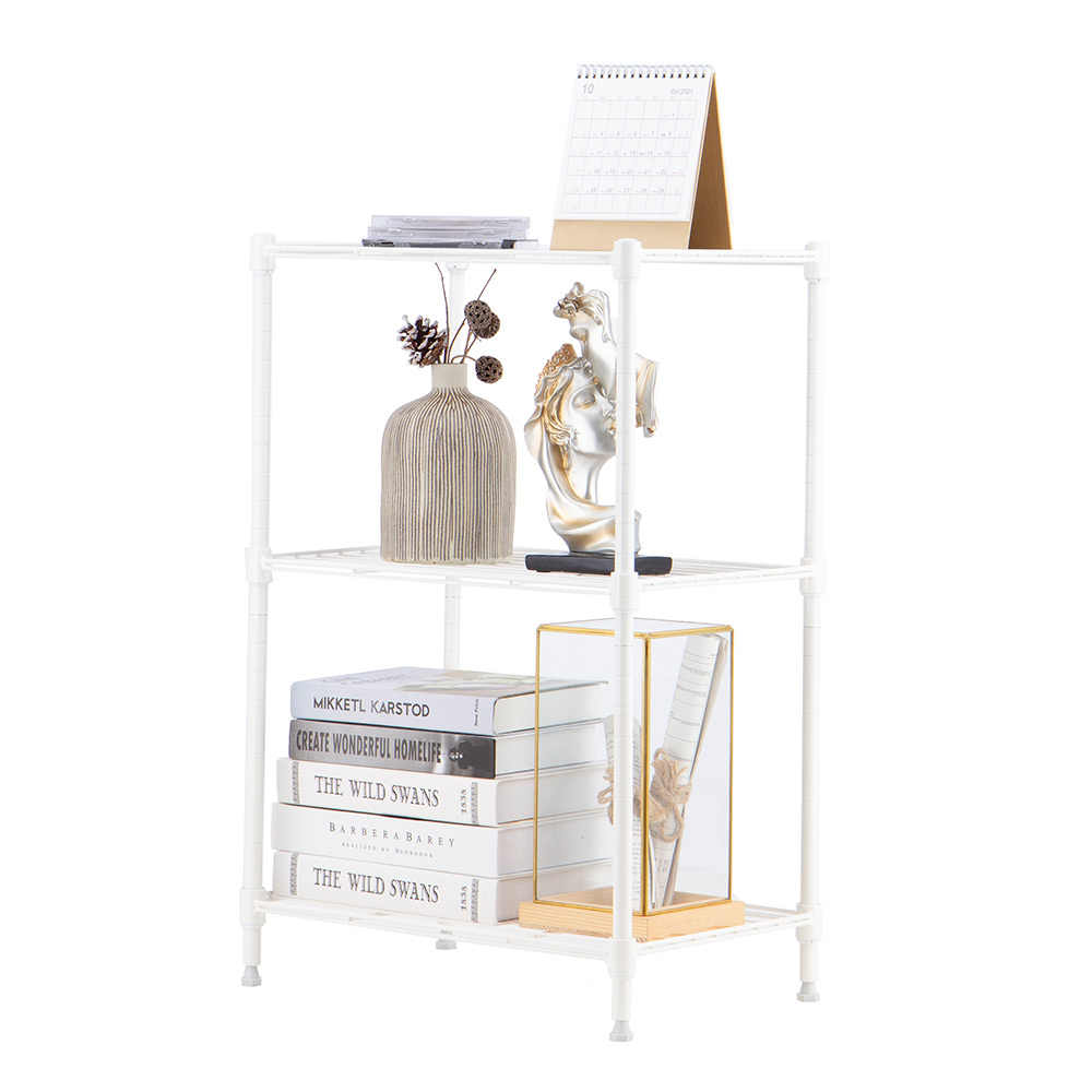 MZG Wire Storage Shelving 3-Tier, White